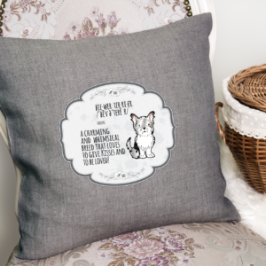 Biewer Terrier Definition Pillow Cover